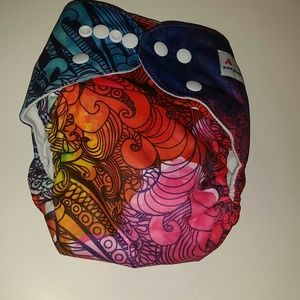 Alva Baby Cloth Diaper w/ Two Liners